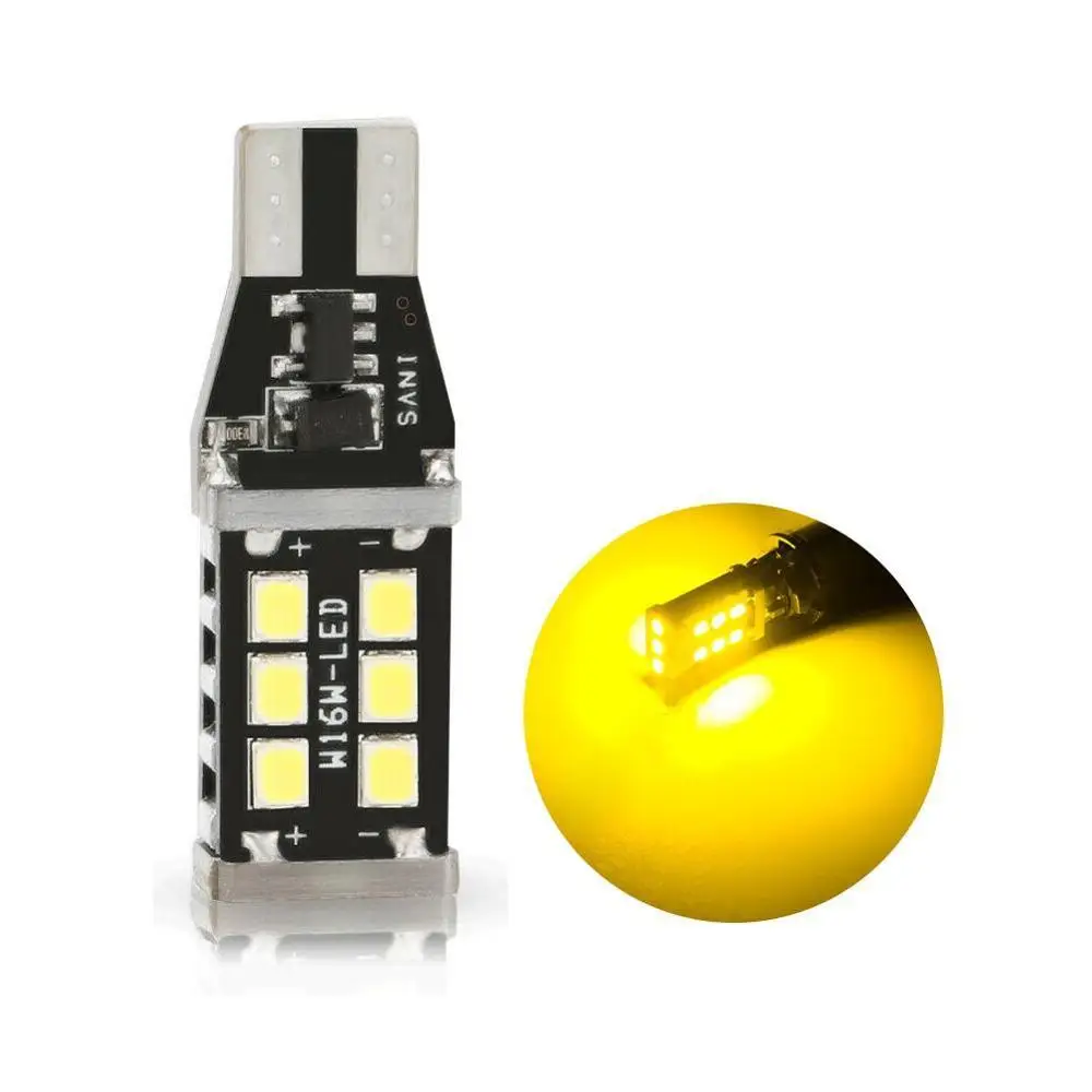 Супер яркая светодиодсветодиодный лампа CANBUS T15 W16W 15 SMD 2835 без ошибок