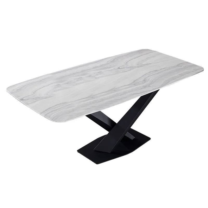

sandinavia nmarble dining table rectangular dining table and chair combination modern minimalist small apartment home table