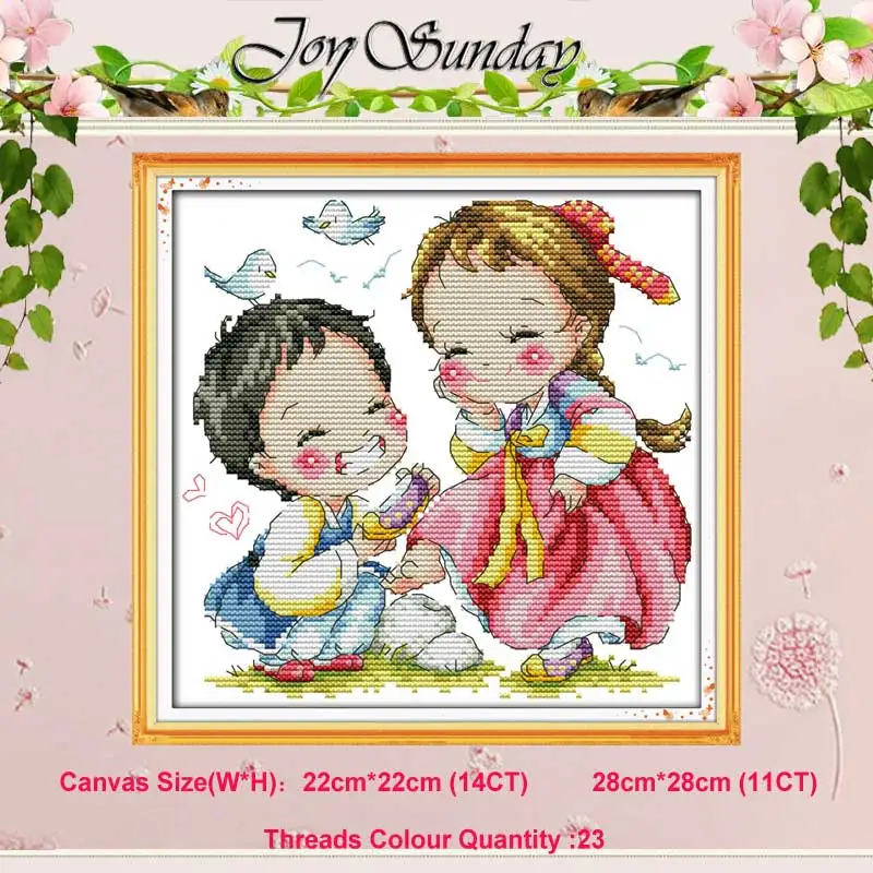 Набор для вышивки крестиком 11CT 14CT любителей мультфильмов|Упаковка| |