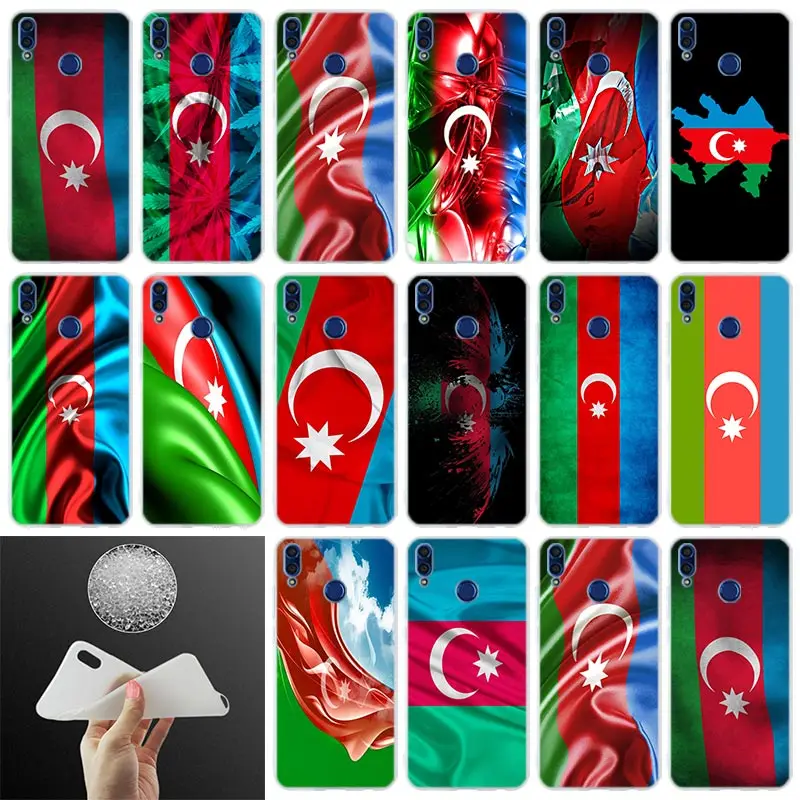 Силиконовый чехол-накладка для телефона с флагом azerbaian пользовательский флаг Huawei