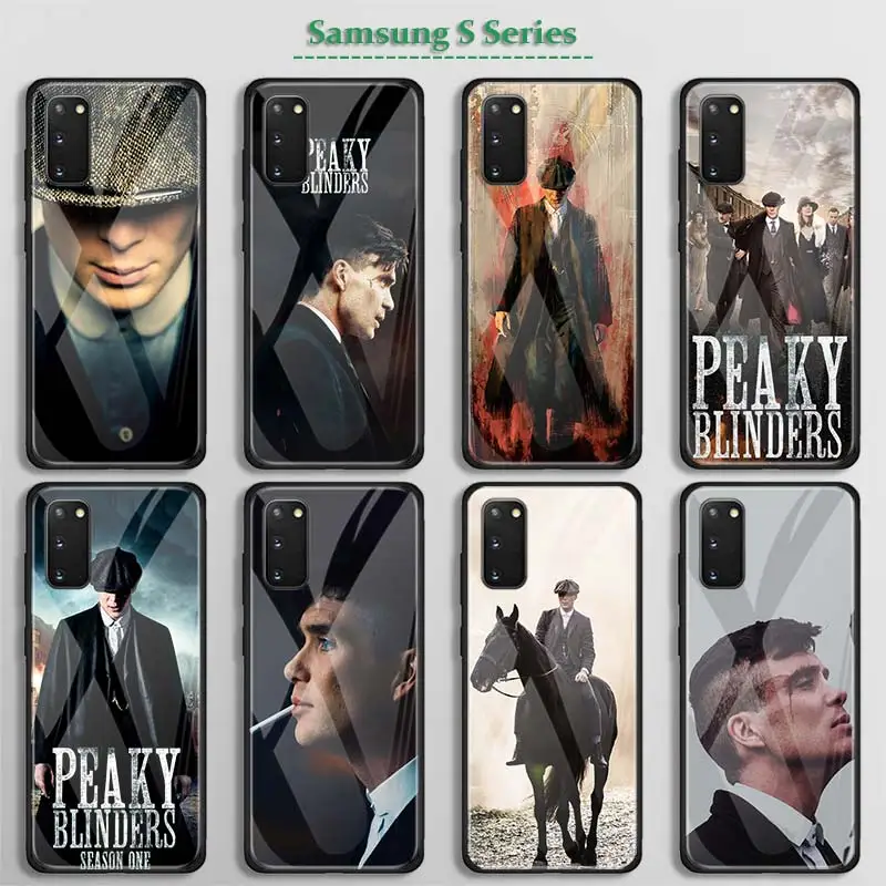 

Phone Case for Samsung Galaxy S8 S9 S10 S20 Plus S20 Ultra S20 FE 5G S10+ S20+ Tempered Glass Cover Shell Peaky Blinders
