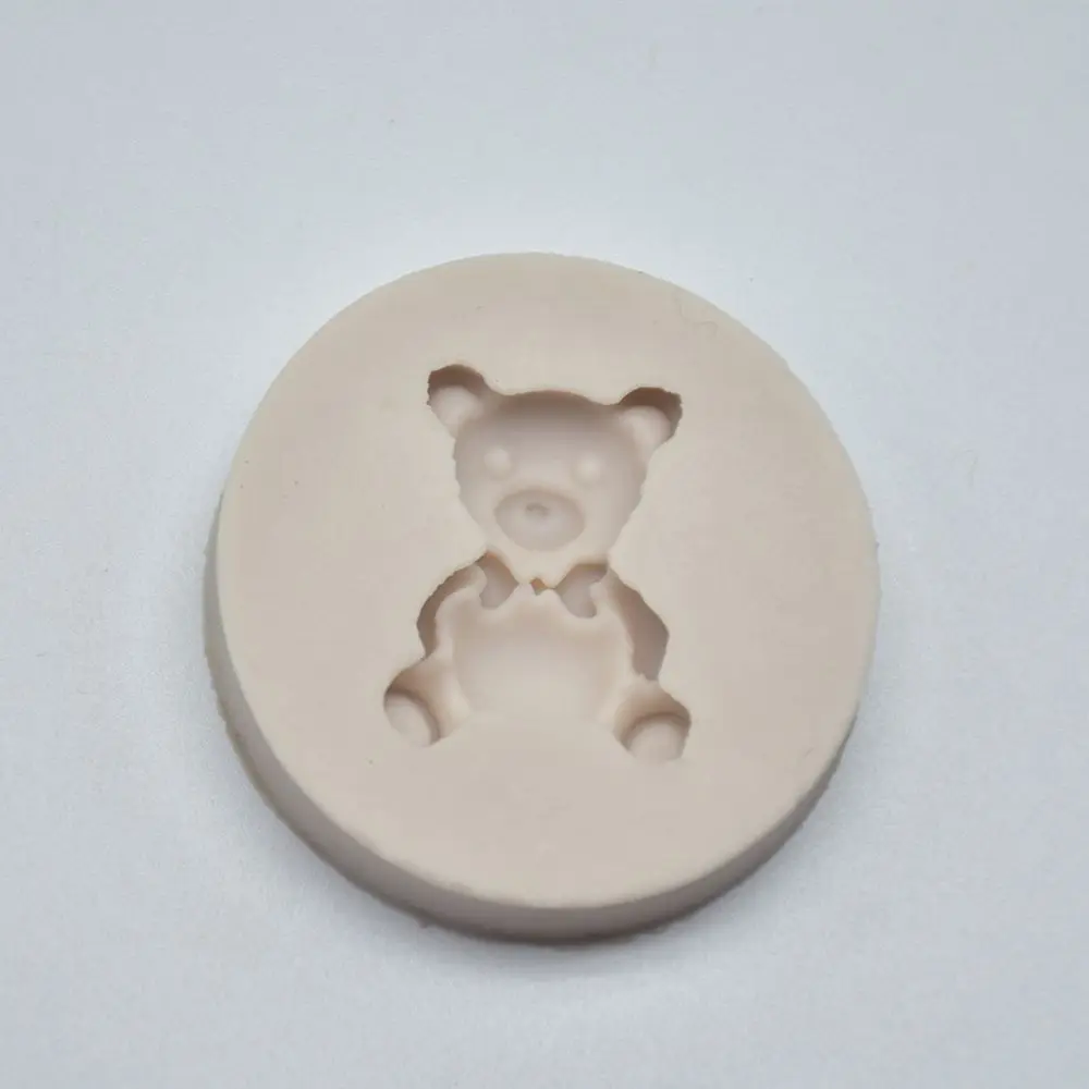 Силиконовые 3D формы с милым медведем сделай сам искусственное украшение для