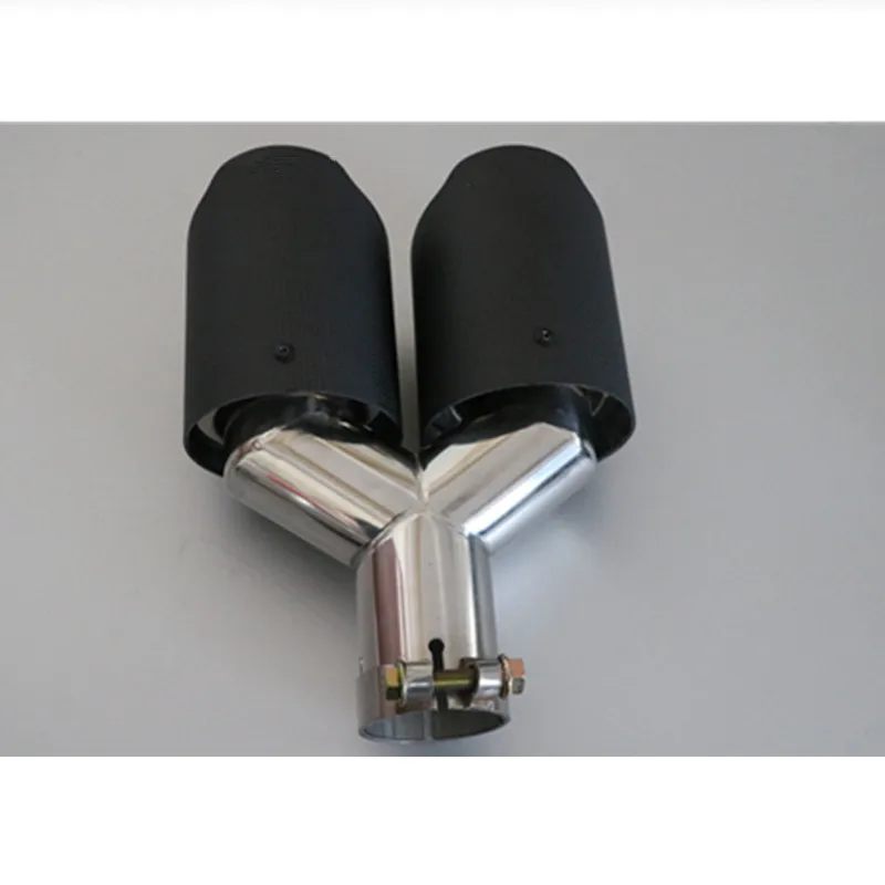 2 шт.: двойное углеродное волокно + нержавеющая сталь универсальные наконечники