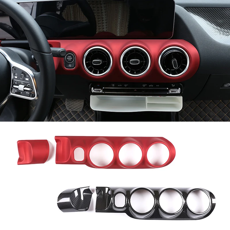 

Car Interior Modification Central Control Air Conditioning Decorative AC Panel Cover For Mercedes-Benz B Class W247 B200 19-21