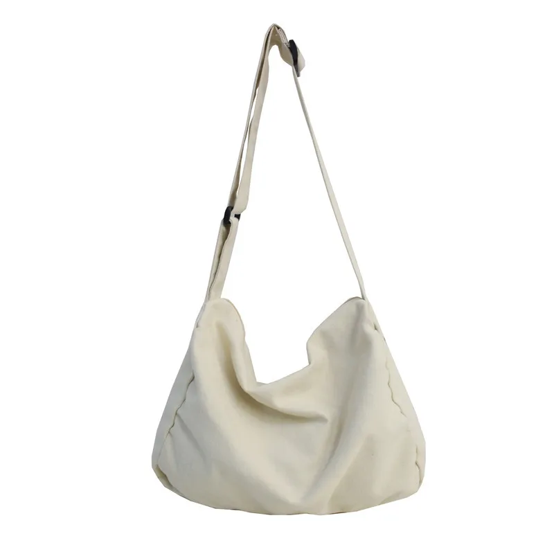 

Washing Canvas Bag Japanese-style Vintage Sense GIRL'S Students Large Capacity Shoulder Bag Artistic Shoulder Bag