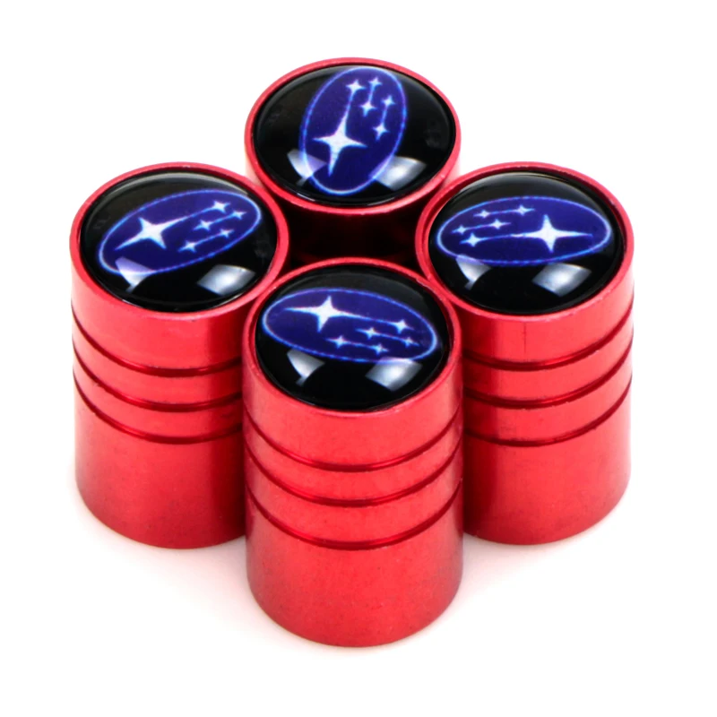 Вентиль крышка автомобиля для шин 4 шт. из алюминиевого сплава Subaru LEGACY Forester Outback