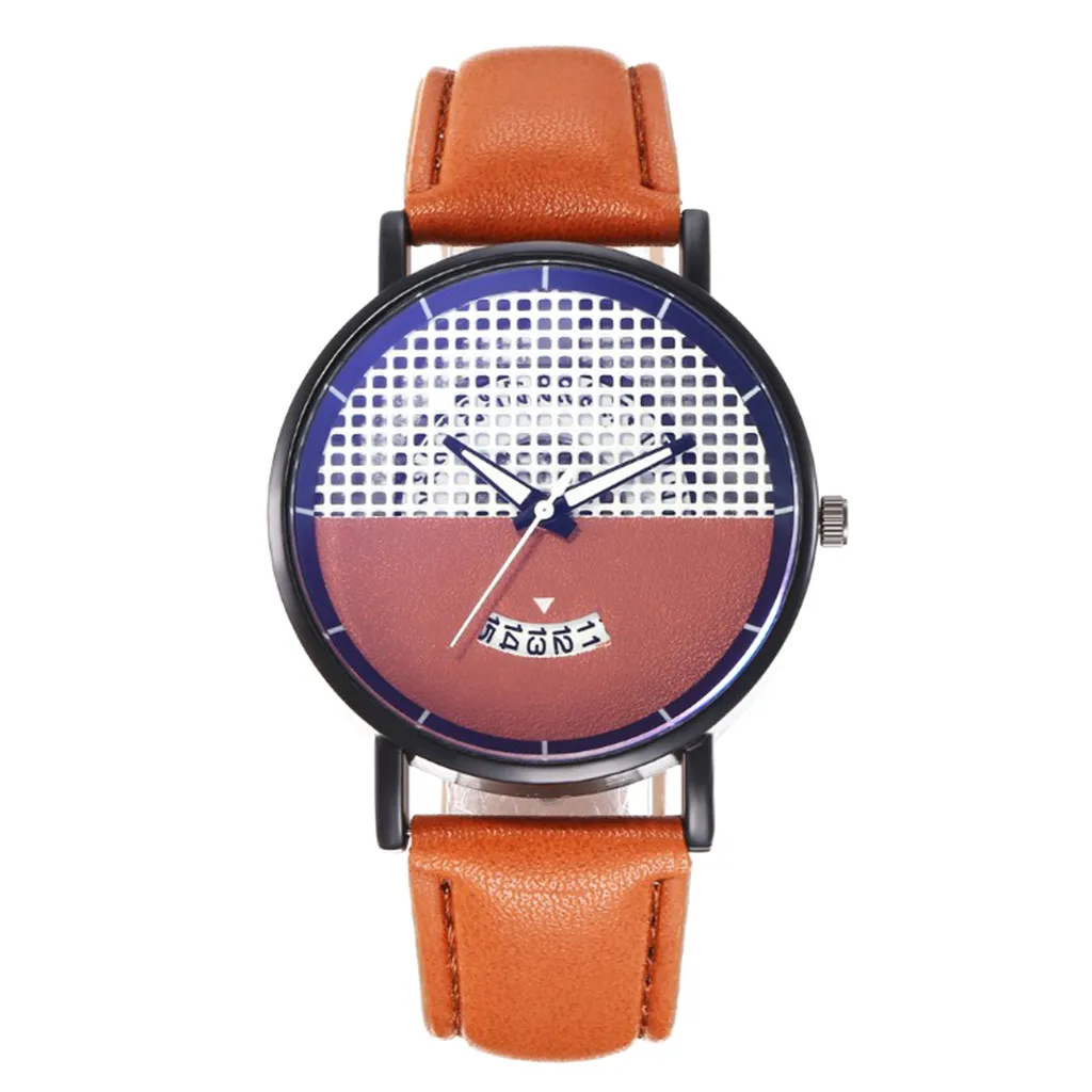

Men's New Fashion Casual Mesh Single Calendar Student Quartz Watch Male Men's Watch Trend Wild Korean Gift