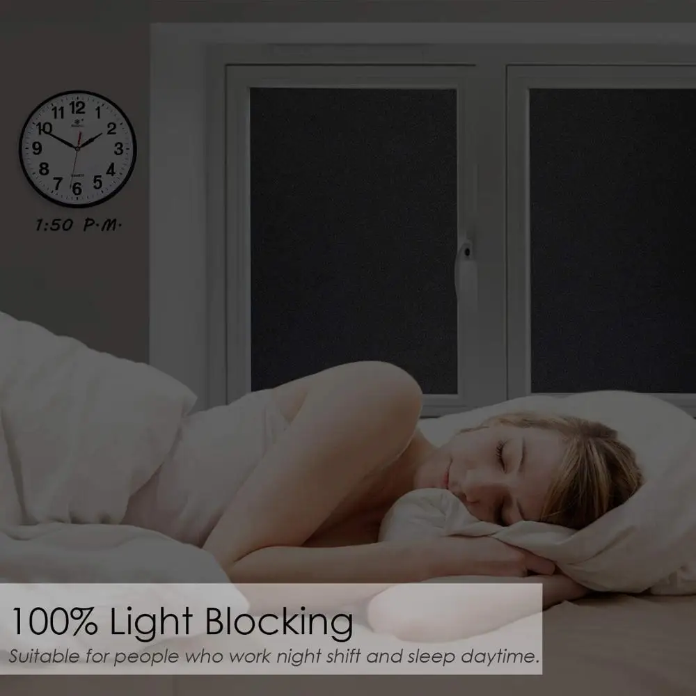 Съемная оконная пленка со светильник защитой 100% статическая полная