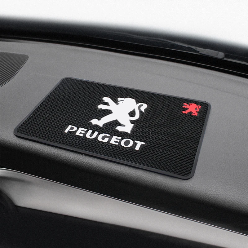 

1pcs PVC Car Anti-Slip Mat Sticky Auto Dashboard Non-Slip Pad Accessories for Peugeot 206 207 307 3008 2008 308 408 508 301 208