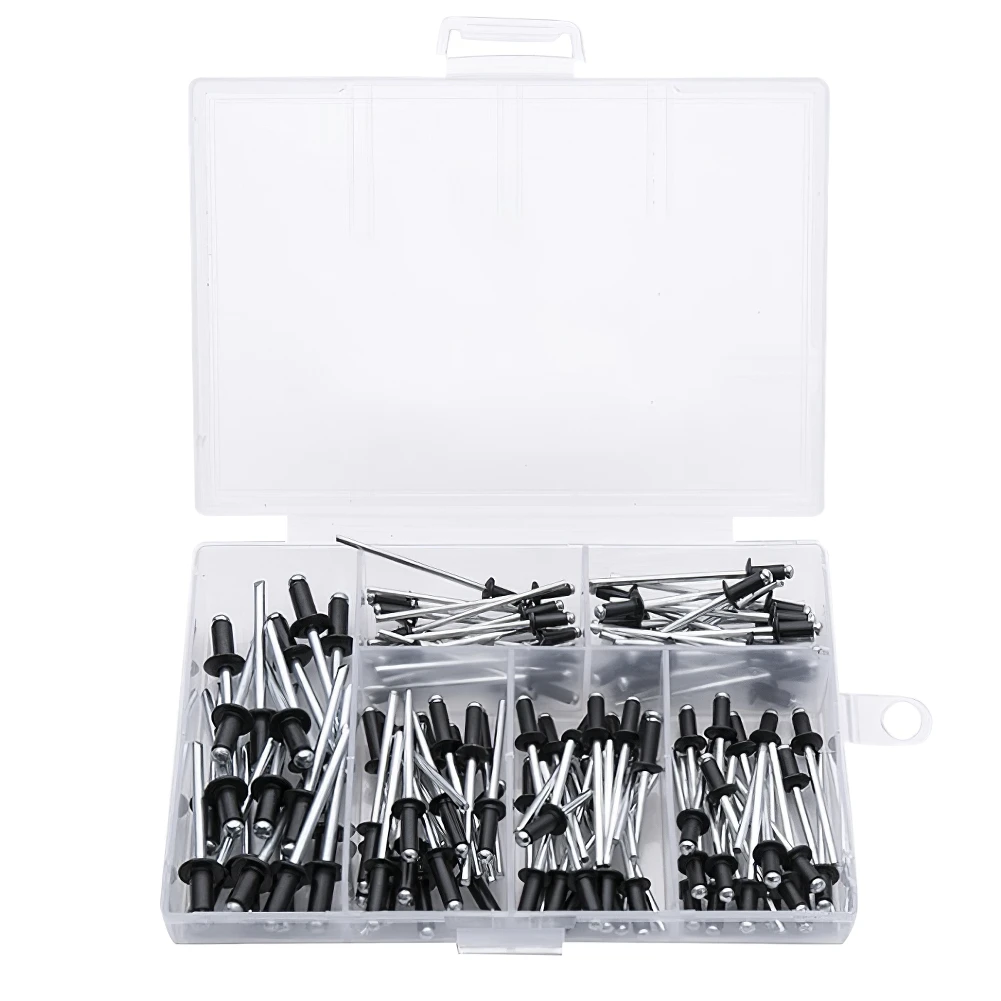 

120PCS Folding Blind Rivet Aluminium Alloy Rivet Fold Type 4.0mm 4.8mm For Soft Or Plastic Material Pull Alloy For Furniture