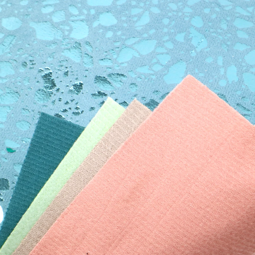 Дэвид аксессуары 20*33 см нарезанный геометрический ткань из золотой фольги для