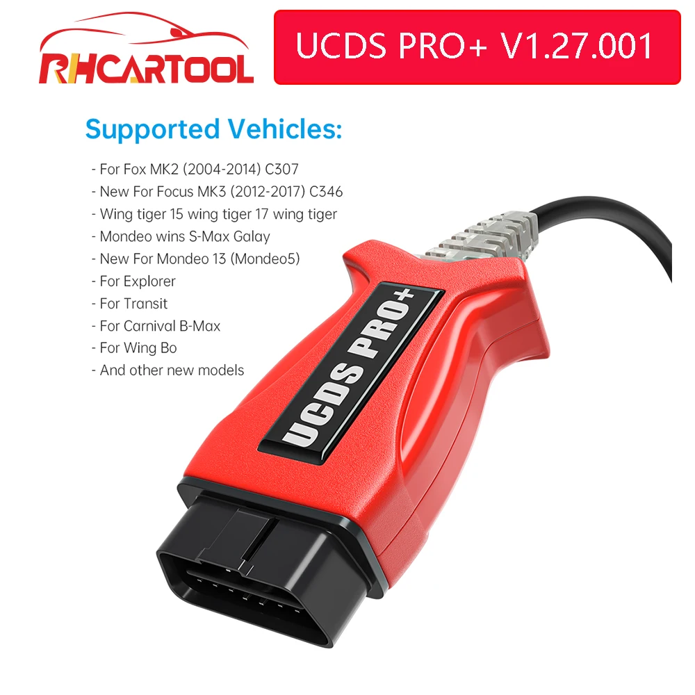 OBD2 диагностический инструмент UCDS Pro для UCDS PRO UCDSPRO программное обеспечение V1.27 полная функция включает 35 точек