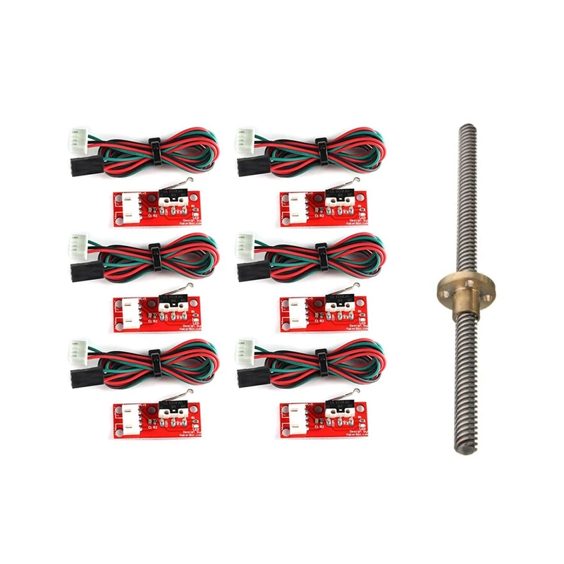 2 комплекта аксессуаров для 3D принтера: 1 комплект свинцовых винтовых стержней