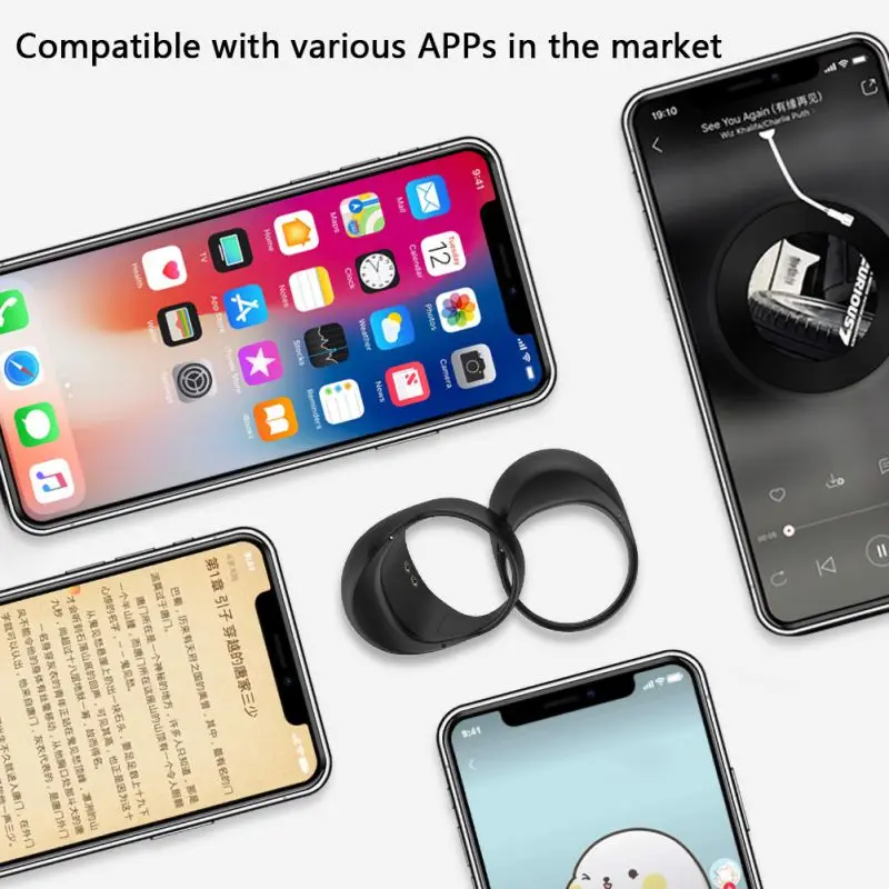 Многофункциональный Bluetooth 5 0 кольцо пульт дистанционного управления PPT Page-Turner