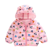 kids mickey minnie cute hoodies jacket coat warm winter children clothes outfit fashion infant boys girls costume