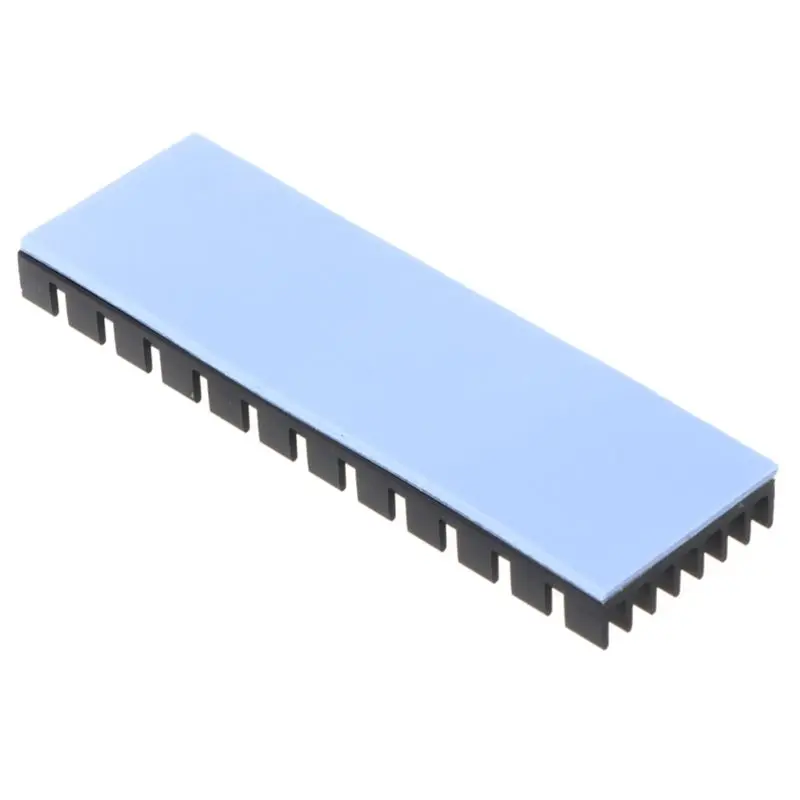 

Heatsink Heat Dissipation Aluminum Radiator M.2 Cooling Heat Sink Heat Thermal Pads for M.2 2280 PCI-E NVME SSD