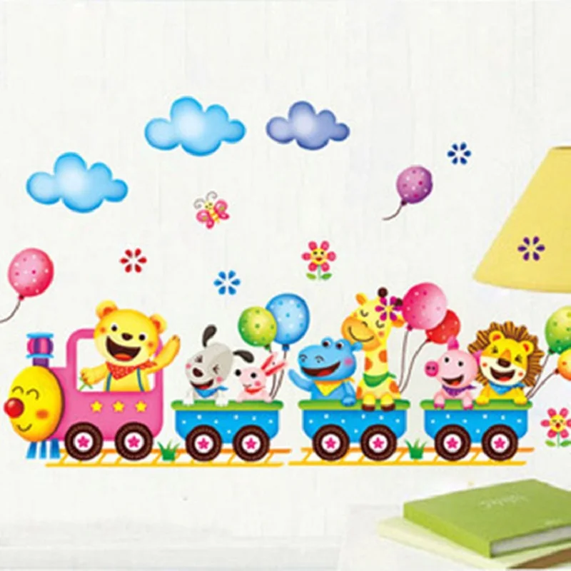 

Настенные наклейки MINISO мультяшные животные