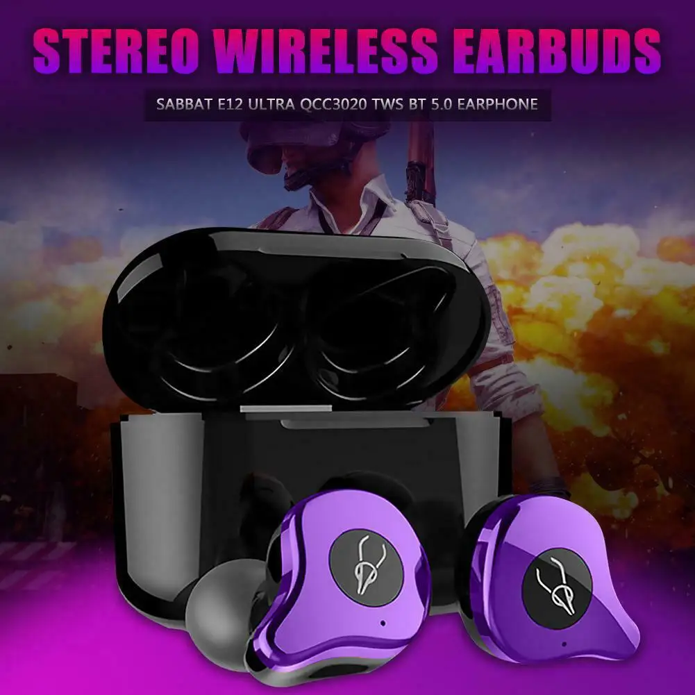 poosue E12, ультра TWS, беспроводные Bluetooth наушники, спортивные, Hi-Fi, стерео наушники, гарнитура с шумоподавлением, беспроводное зарядное устройство