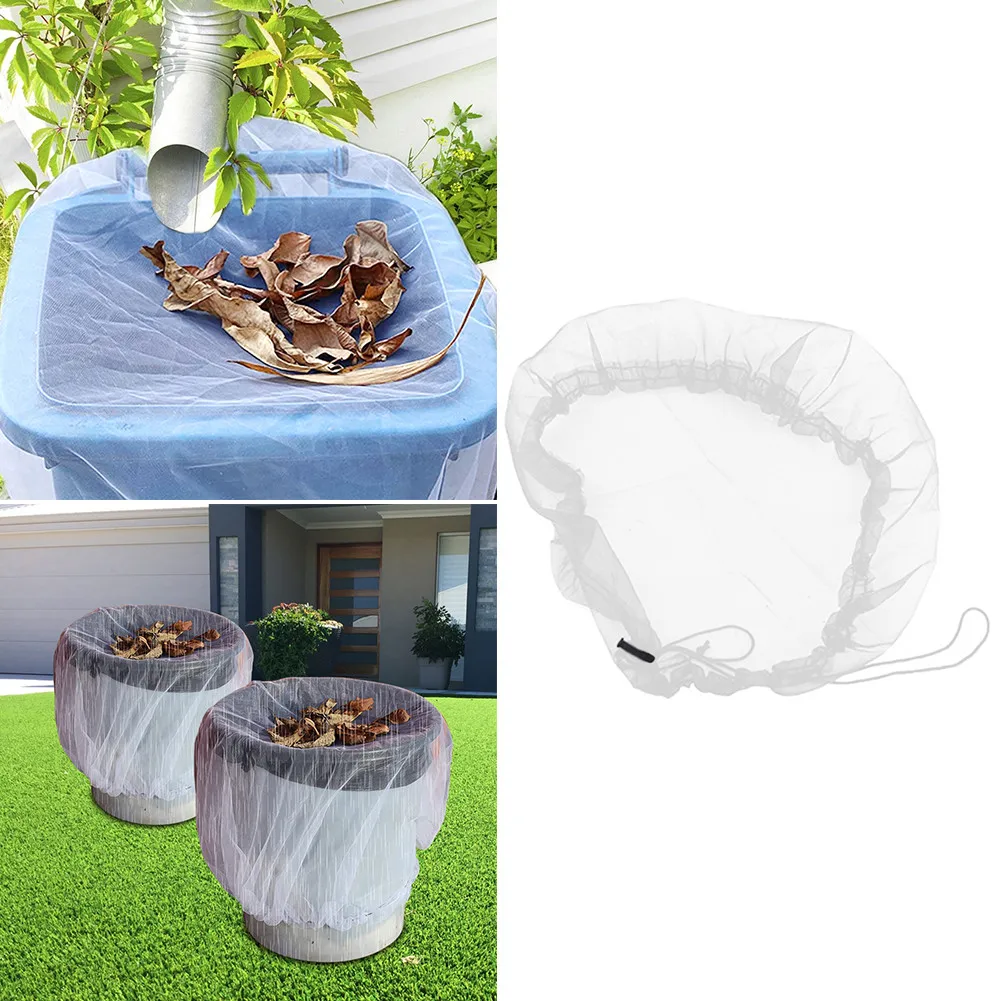 

Белая сетчатая Крышка 60*80 см, садовая сетка на шнурке, нетканый резервуар для воды