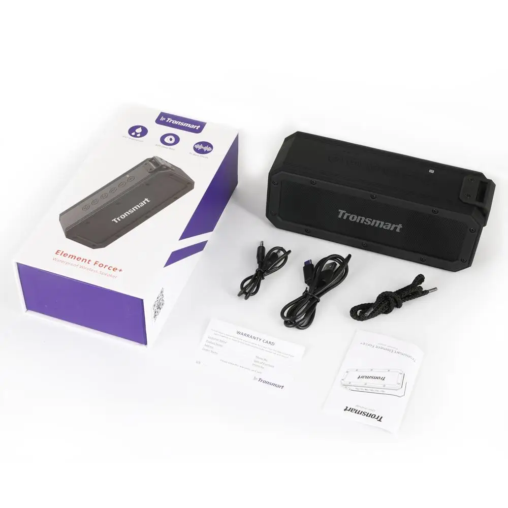 Original Tronsmart Force+ SoundPulse™ Portable Bluetooth 5.0 Speaker with IPX7 Waterproof 40W Max Output 15H Playtime | Электроника