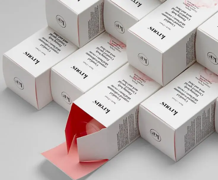 Высококачественные косметические товары на заказ складная коробка упаковочные