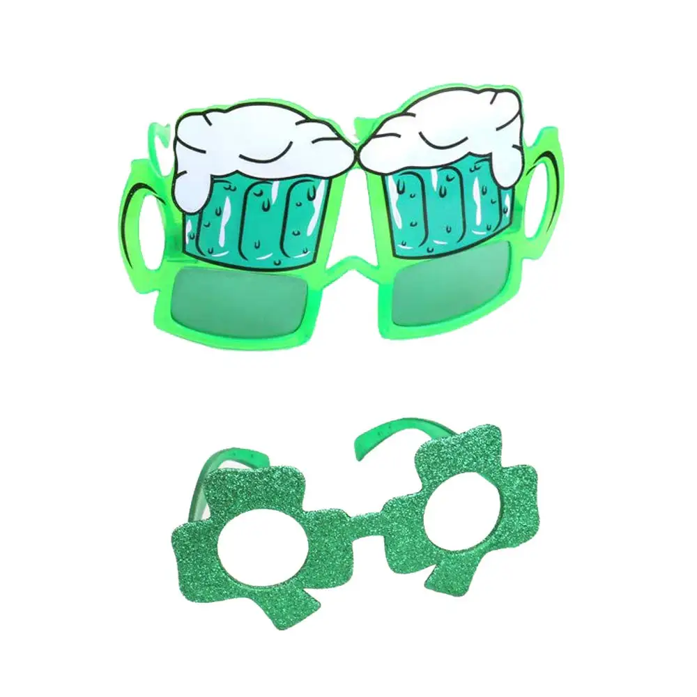 

St. Patrick's Day Irish Collection Popular Eyewear Set Two Pieces In Green Style