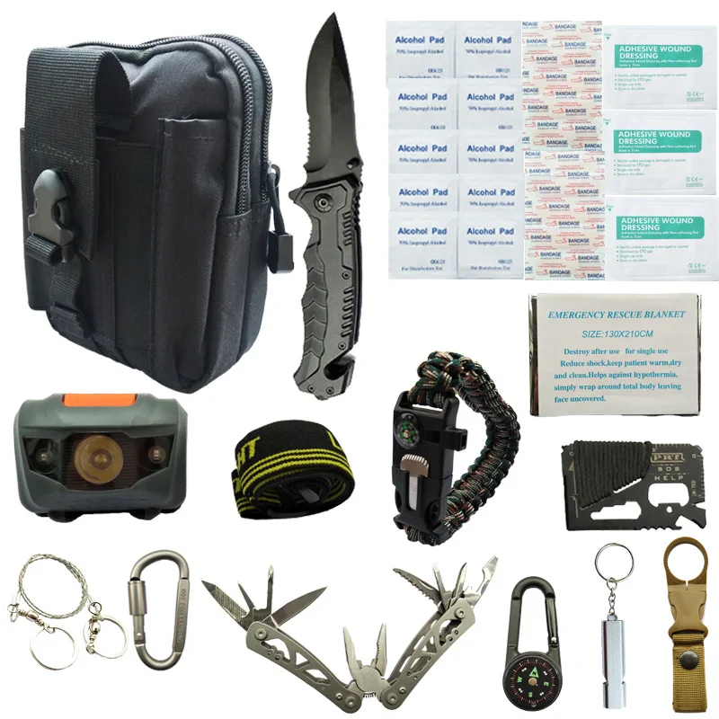 Аварийные принадлежности 11 в 1 для повседневного использования набор