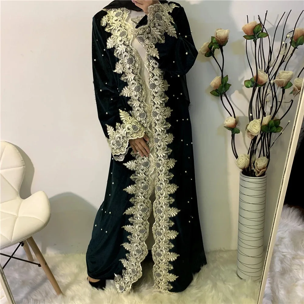 Кафтан Дубай Абая кимоно кардиган мусульманский хиджаб платье Турецкая