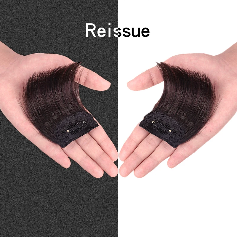 Натуральные Прямые волосы женские упругие синтетические материал волос ручная