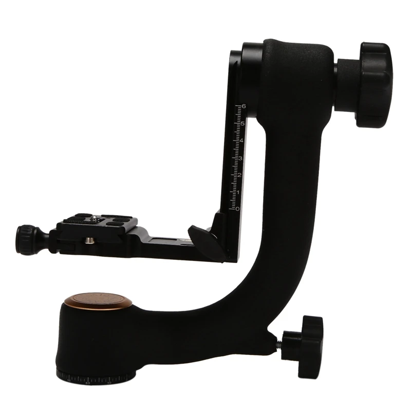 

Professional Camera Gimbal Tripod Head For Big Load Capacity Camera Telephoto Lens 1/4 Screw 48Mm Diameter