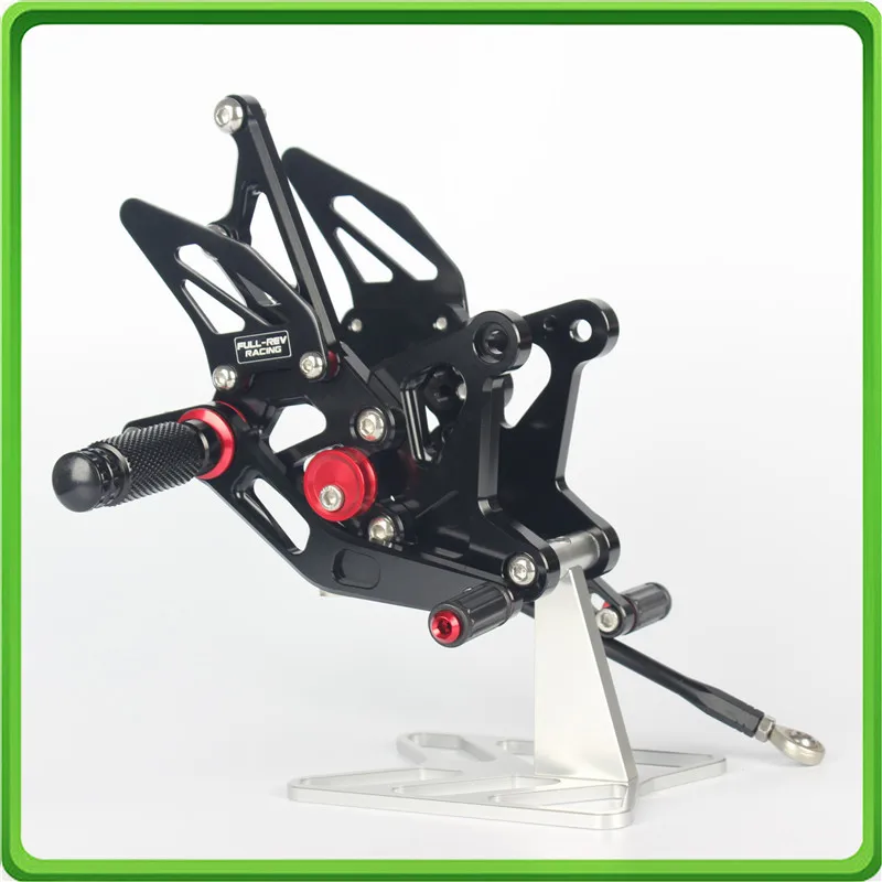 

Adjustable Rearsets Rear set Foot Pegs footrest Pedal For Kawasaki Ninja ZX6R ZX 6R ZX-6R ZX636 ZX 636 ZX-636 2005-2006 Black