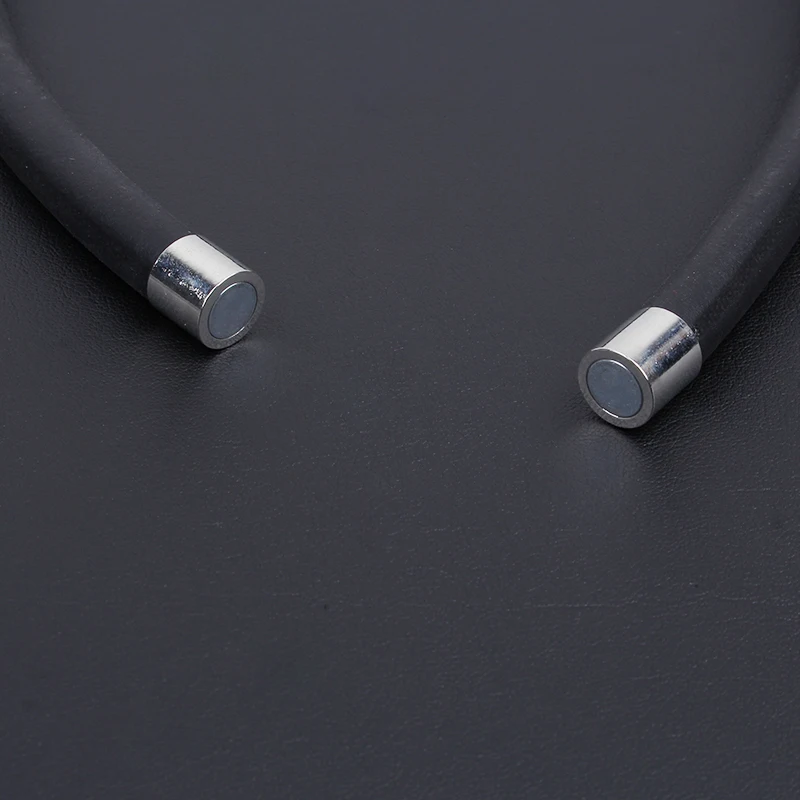 

YD&YDBZ Irregular Circle Pendant Short Necklaces For Women Original Black Rubber Rope Statement Necklace Punk Party Accessories