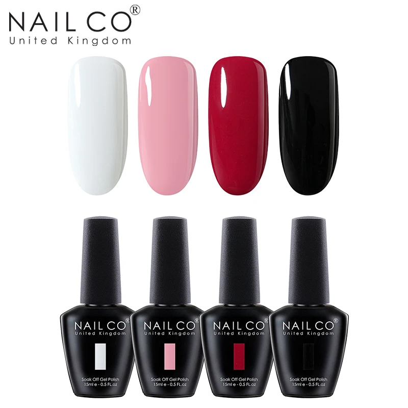 ZH03 NAILCO 4 шт./компл. Гель-лак УФ светодиодный лак для ногтей горячая краска Гель-лак для ногтей набор все для маникюра Полупостоянный лак Vernis - Цвет: ZH03