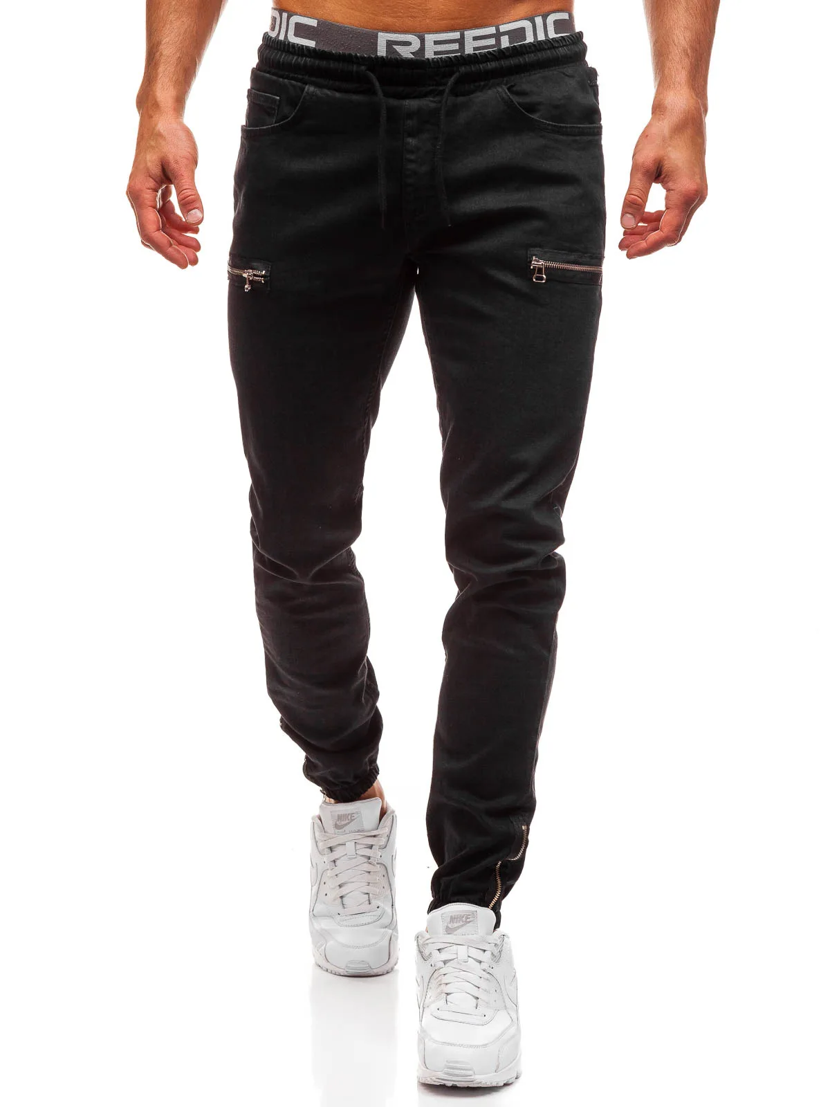

2020 Men's Jeans New Slim Trousers Denim Elastic Skinny Cotton Male Streetwear Hiphop Personality Male Pencil Pants