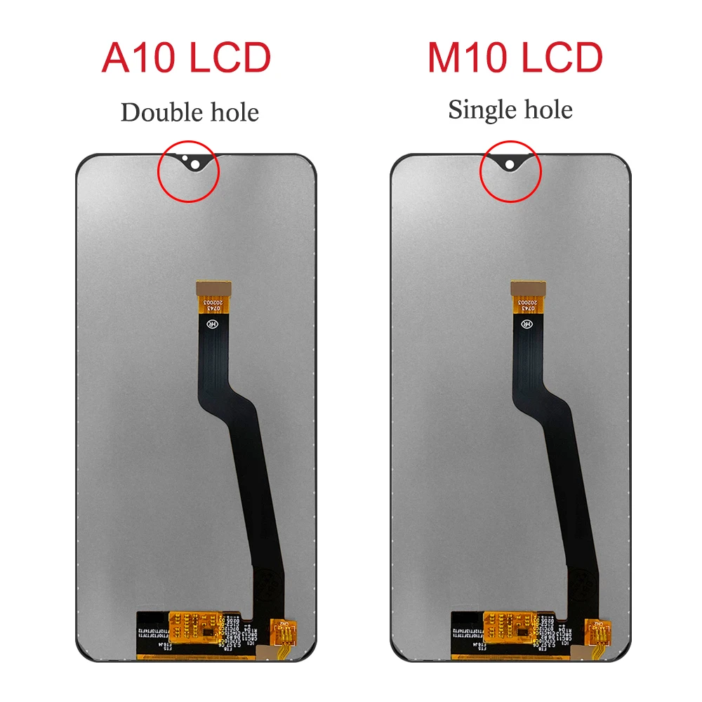 Pantalla LCD Original para Samsung Galaxy A10, digitalizador de pantalla t&aacute;ctil para Samsung A105, SM-A105F, SM-A105FN, 5 unidades-2