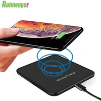 qi iphone charger wireless 11 pro 8 x xr xs max 10w usb apple wireless fast charger pad for iphone samsung huawei xiaomi