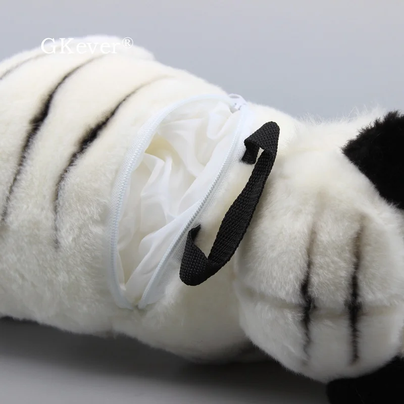 

34 CM Cute White Tiger Backpack Style Toy Doll Big Size Tiger Animals Toys Peluche Women Baby Kids Birthday Party Gift
