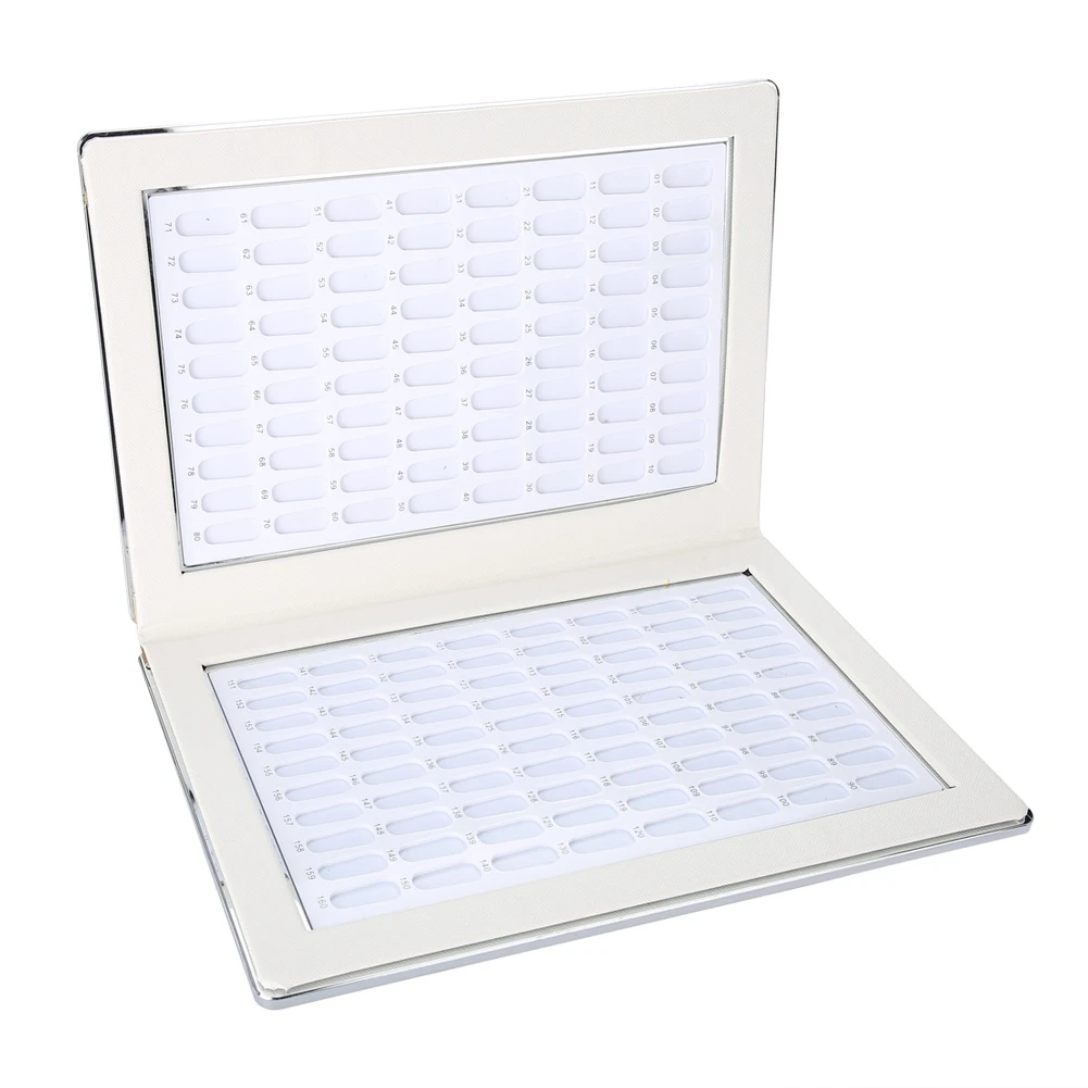 160 слотов для ногтей Гель лак дисплей карта Книга цветной коробка