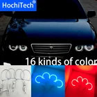 Для Toyota X100 Chaser 1996 1997 1998 1999 2000 2001 RGB светодиодный фар колец halo ангел демон глаза с пульта дистанционного управления