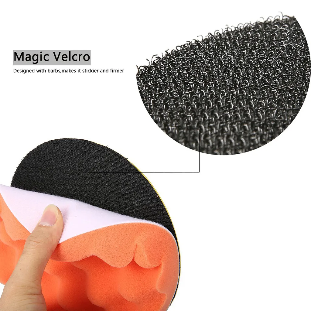 Набор инструментов для полировки губки автомобиля 7 шт. адаптер воском щетка