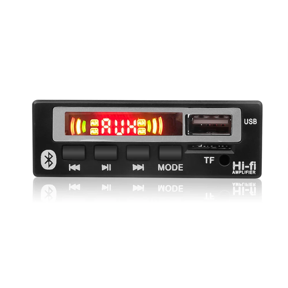 Kebidu автомобильный аудио USB TF FM радио модуль беспроводной Bluetooth 5 в 12 В MP3 WMA декодер доска MP3-плеер с пультом дистанционного управления для автомобиля