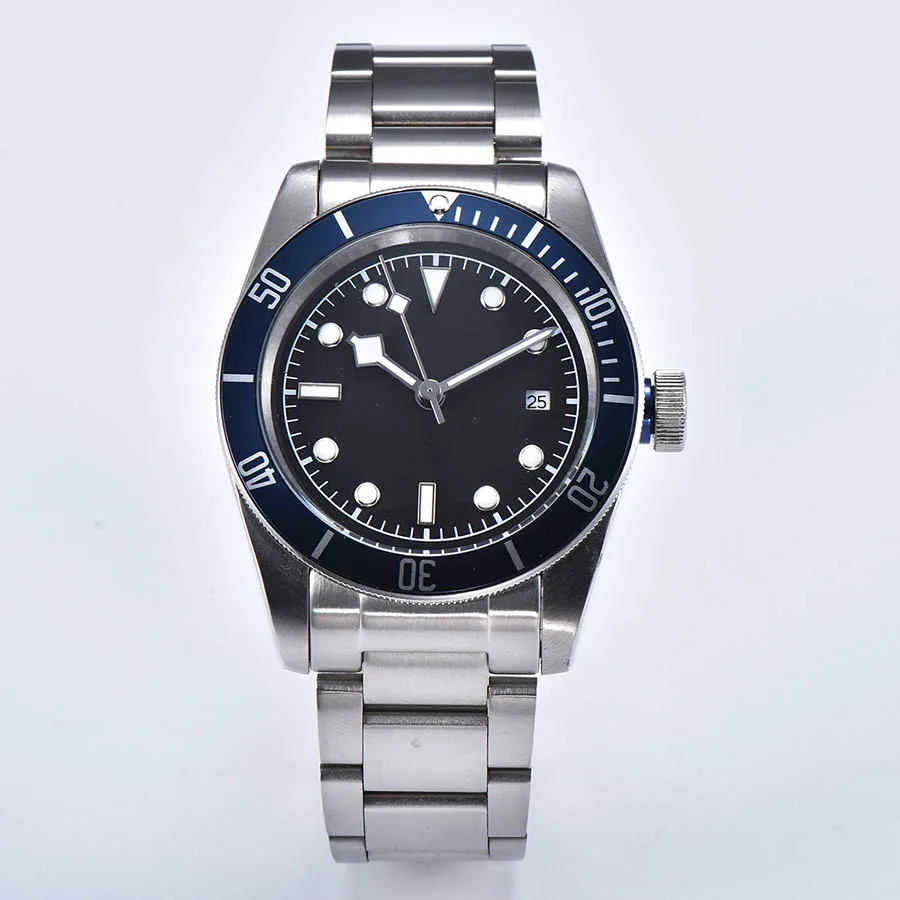 OUMASHI мужские роскошные механические часы из нержавеющей стали календарь