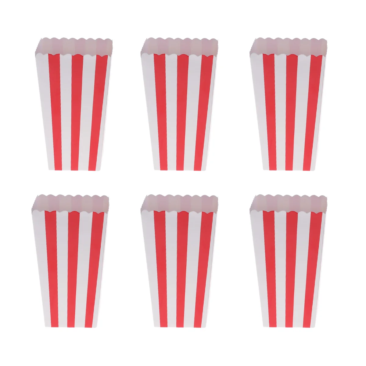 24pcs Red 50 шт/24 шт Мини Фольга Золотая, серебряная Конфета попкорн коробки контейнеры для закусок дети партии лечения сумки Свадебные Кино украшения поставки - Цвет: 24pcs Red