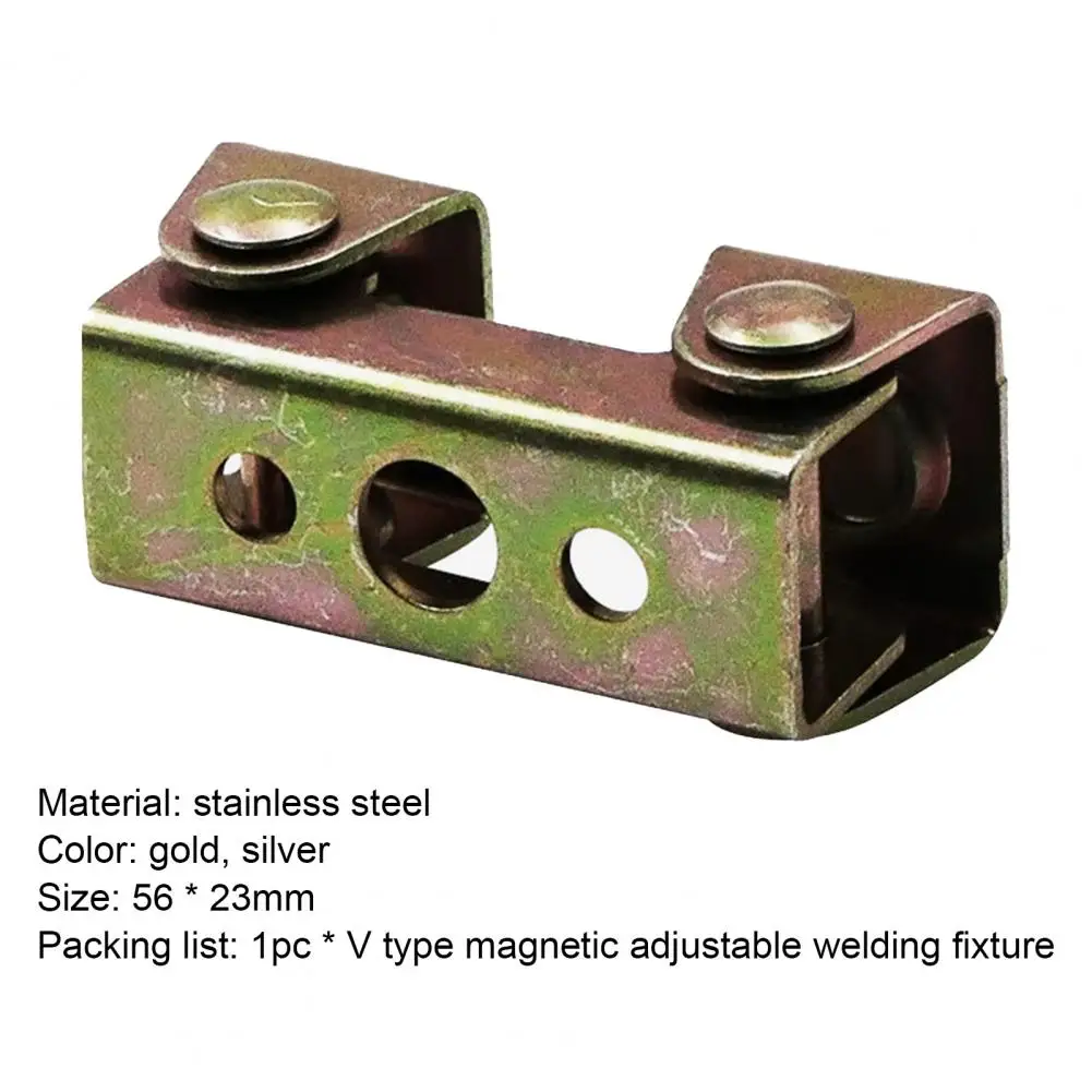 

Magnetic V-Type Clamps V-Shaped Welding Holder Welding Fixture Adjustable Magnetic V-Pads Hand Tools Metal Working Tool
