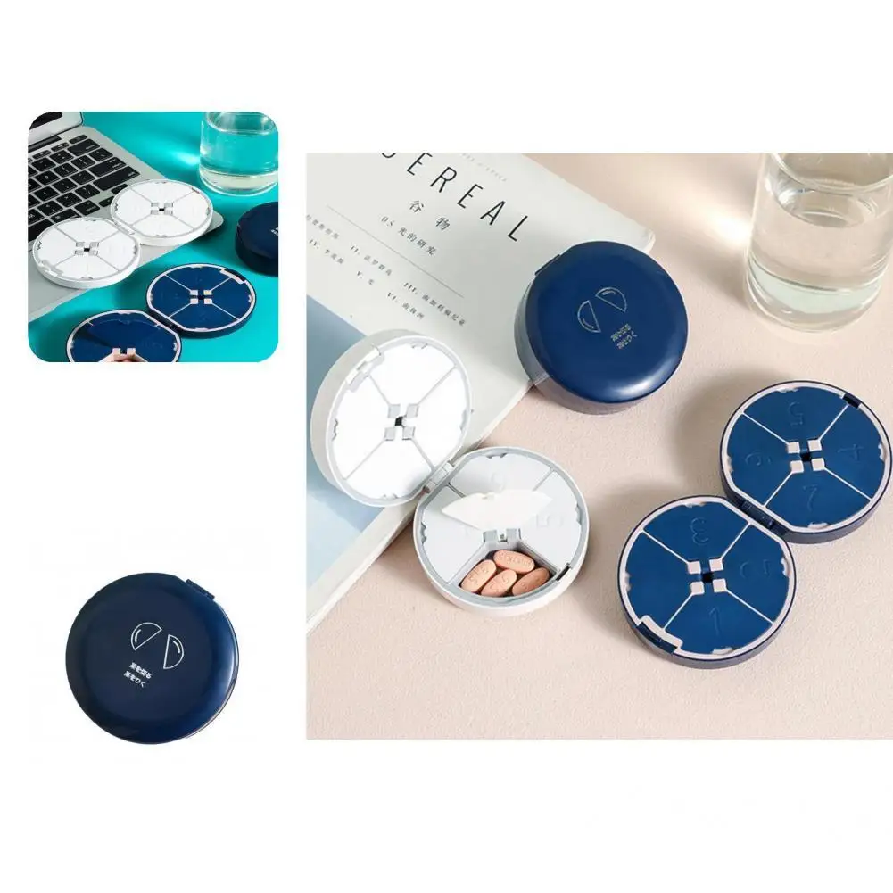 

Неаллергенный многоразовый контейнер для таблеток с 7 отделениями для витаминов для путешествий