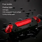 Задние светодиодсветодиодный фонари для велосипеда, USB-разъем
