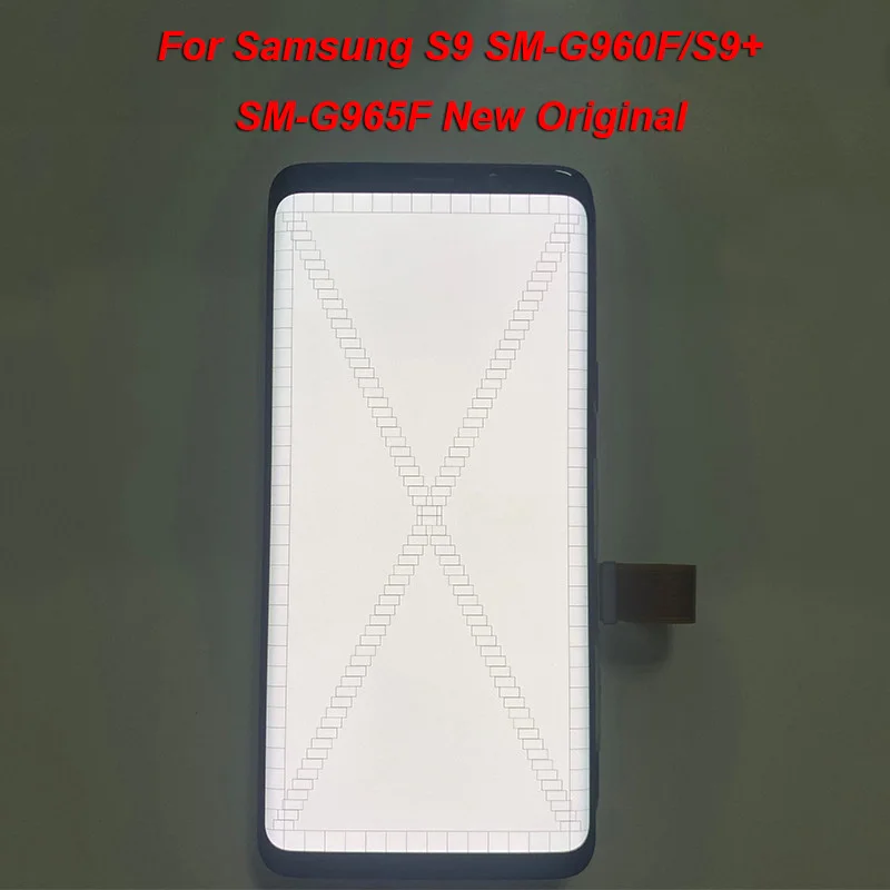 ЖК дисплей Super AMOLED для SAMSUNG Galaxy S9/S9 Plus/S9 + сенсорный экран с дигитайзером и рамкой