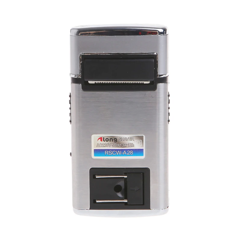 2 в 1 Мужская электрическая поршневая перезаряжаемая бритва из нержавеющей стали