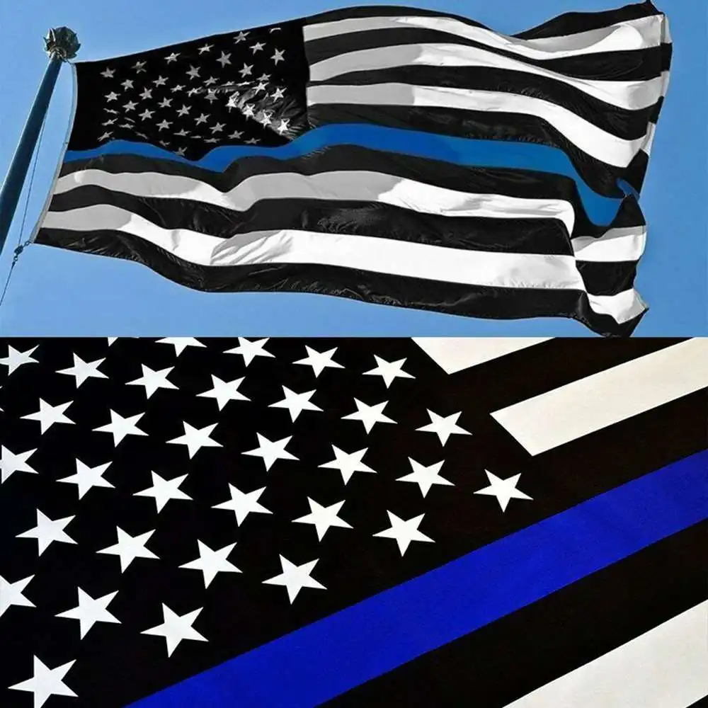 

90x150cm American Flag Mississippi State Flag Blue Line USA Police Flag Of United States Stars Stripes USA Flag