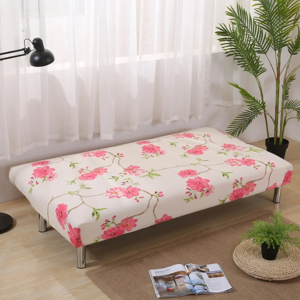 Чехол для дивана с цветочным принтом полноразмерный чехол без подлокотника